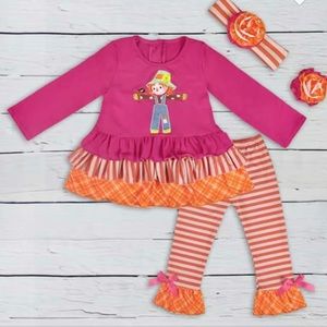 Scarecrow Fall Girls Boutique Outfit